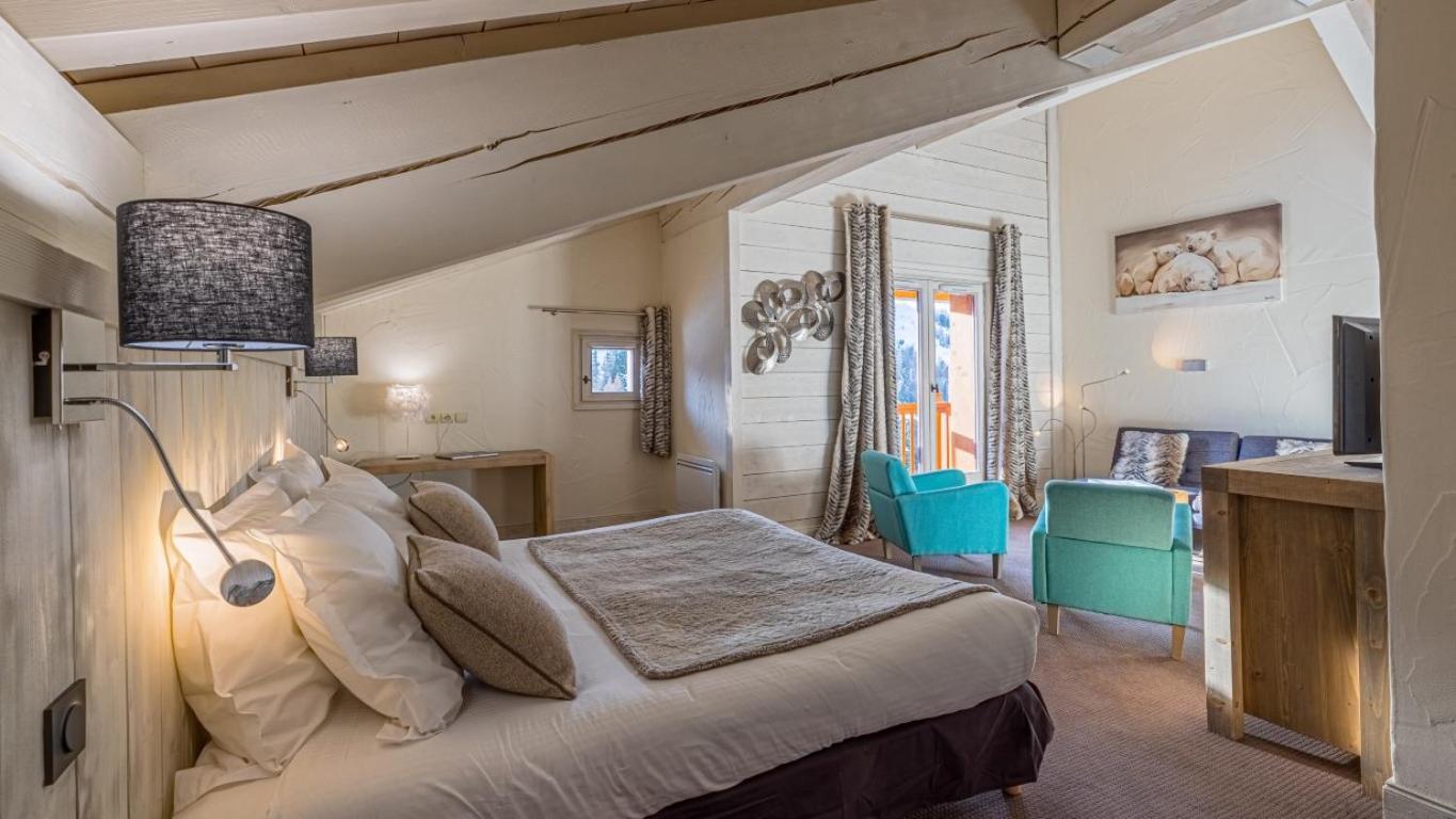 Hotel Carlina By Les Etincelles La Plagne Eksteriør billede